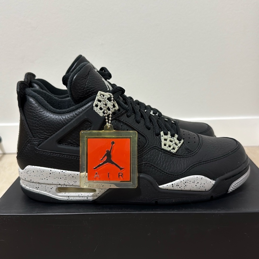 Air Jordan 4 Retro LS Oreo Tech Grey 2015 Size 9 Men